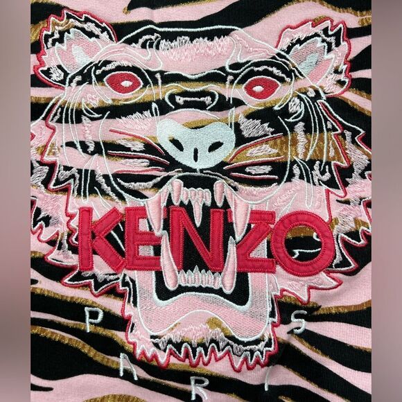 Kenzo Kids Girls Embroidered Tiger Sweatshirt Size 10 - Picture 3 of 6